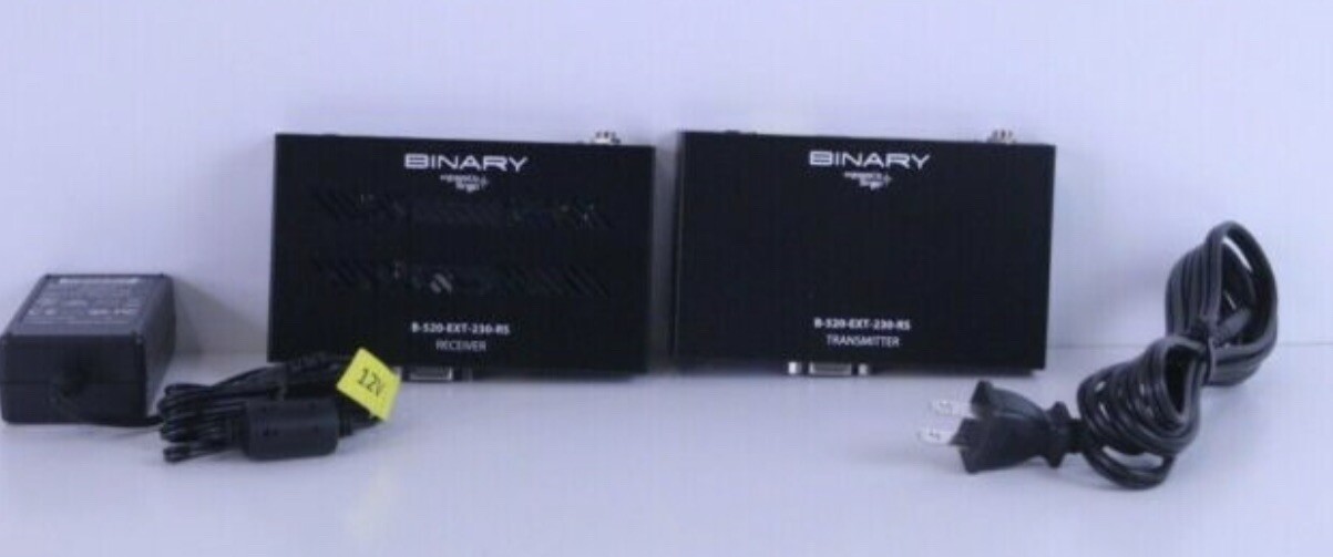Binary B-520-EXT-230-RS 520 Series 1080p HDBaseT Extender with IR, RS-232 