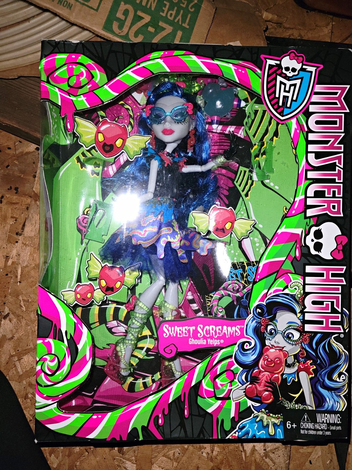 Monster High Sweet Screams Ghoulia Yelps 11in Articulated Doll w/ Accs NIB