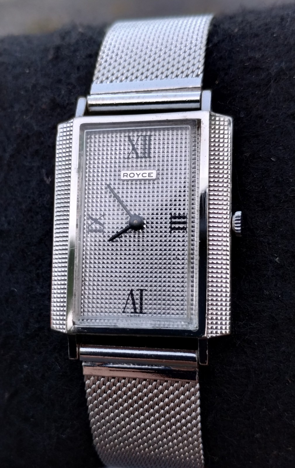 RARE Vintage ROYCE ESKA 17 Jewel Wrist Watch Rhodium Plated RARE Vintage ROYCE ESKA 17 Jewel Wrist Watch Rhodium Plated