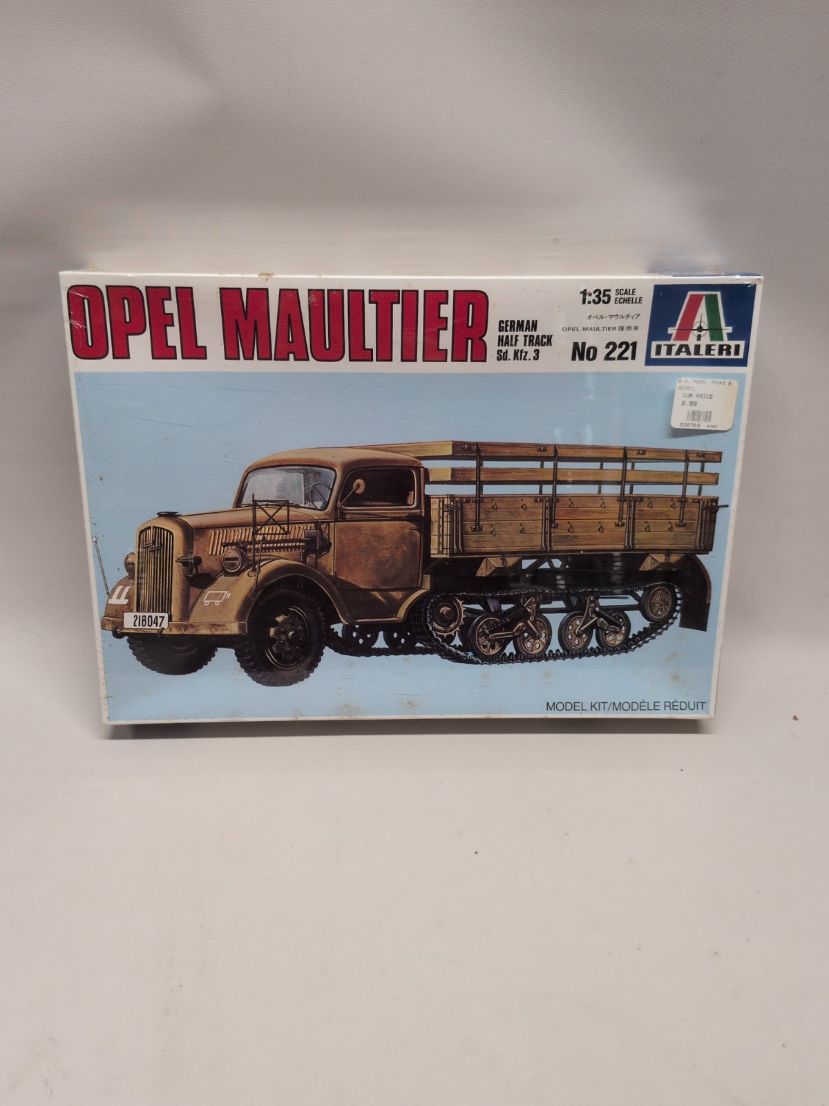 Italeri 1/35 Opel Maultier German Half Track Sd. Kfz. 3 #221 Factory Sealed
