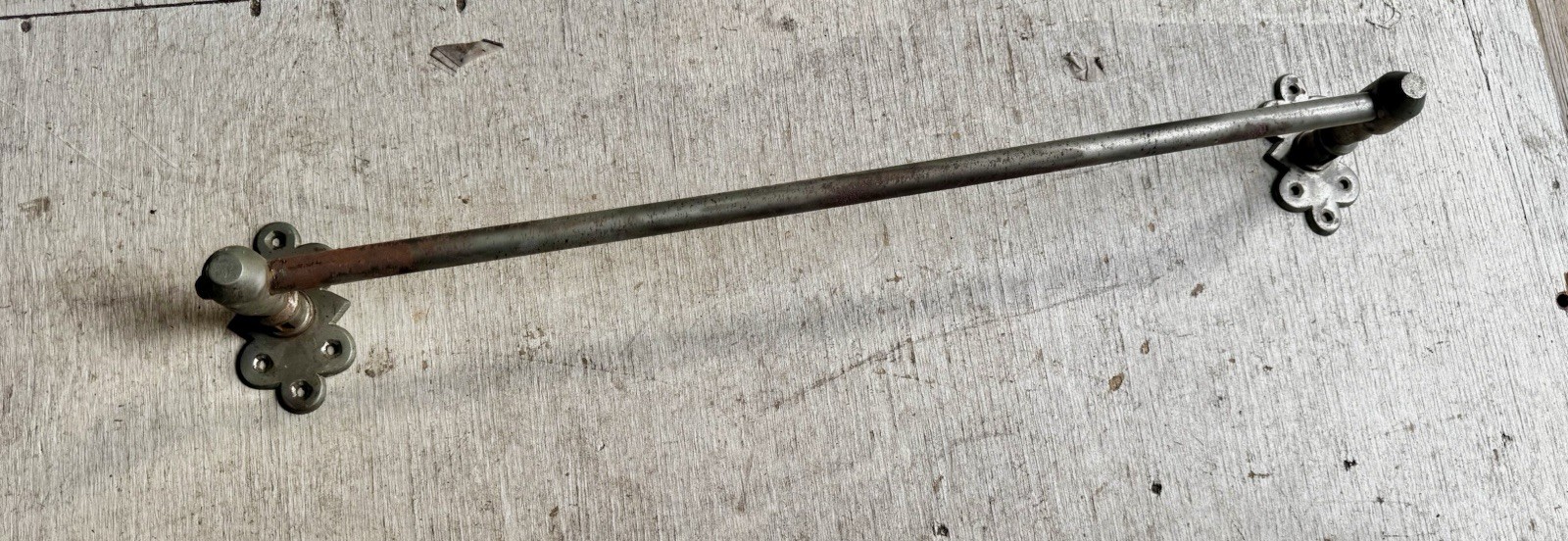 Rare Antique Casket Coffin Extension Bar Handle 30” Funeral Hardware Oddities