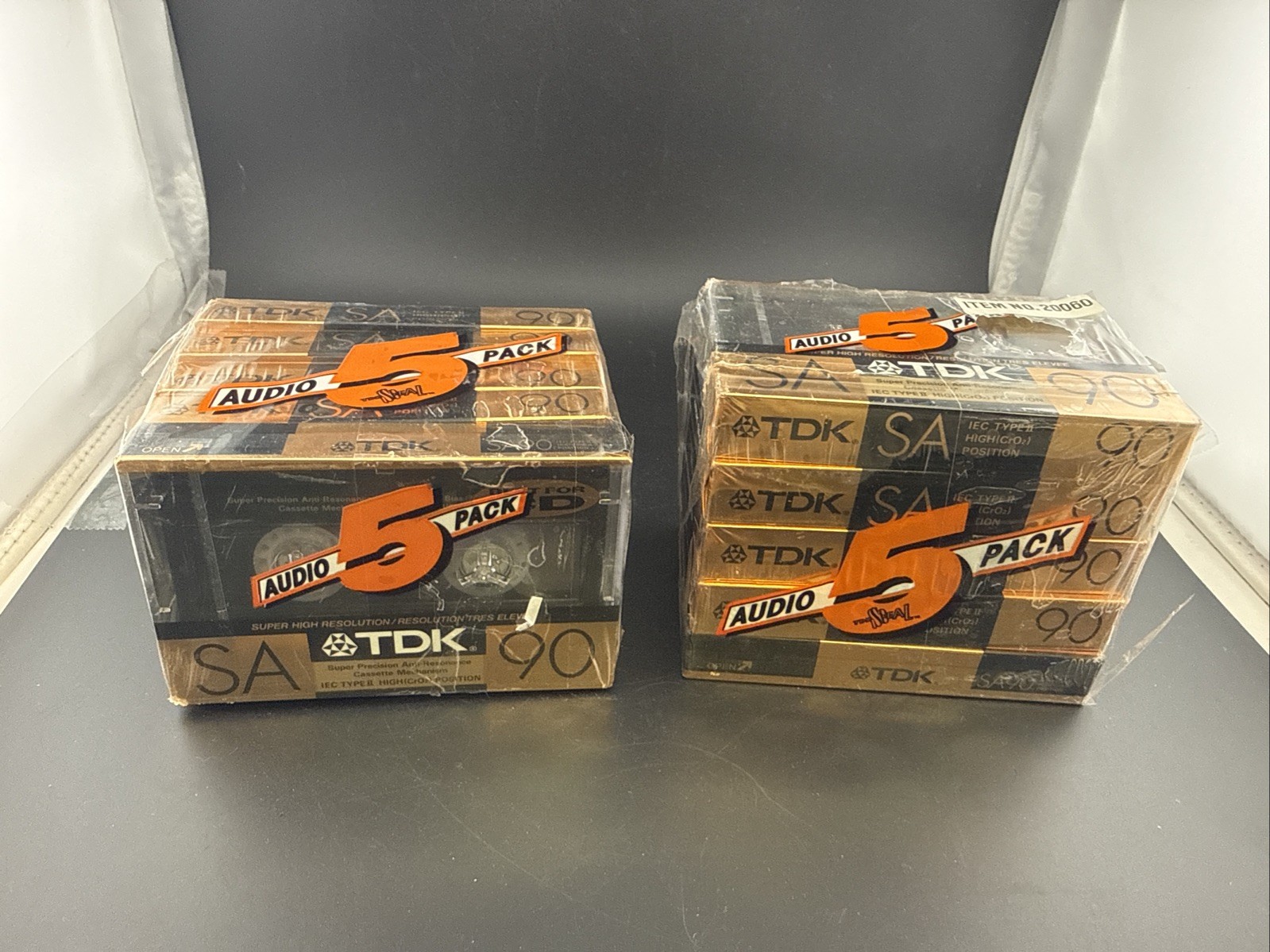 TDK SA 90 Type II High Position Audio Cassette Tapes X 10 - New Sealed
