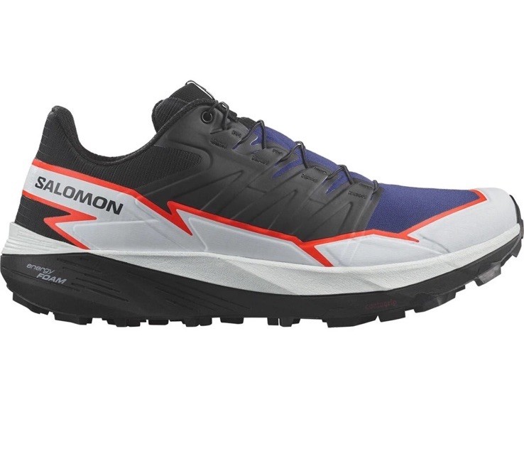 Salomon Thundercross Trail-Running Shoe Men’s Surf The Web Black Neon Flame Salomon Thundercross Trail-Running Shoe Men’s Surf The Web Black Neon Flame