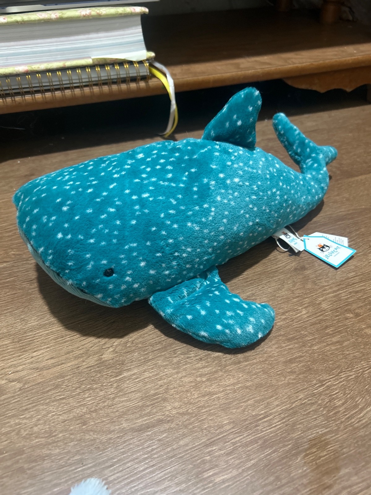 JellyCat Gobfrey Whale Shark Plush Released In 2025 🐳🦈🌊💙