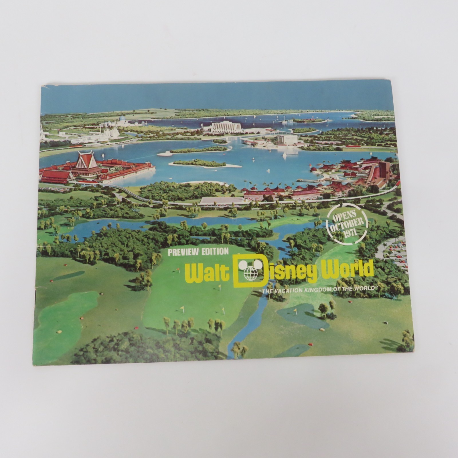 Walt Disney World Preview Edition 1971 Promotional Booklet - Softcover Walt Disney World Preview Edition 1971 Promotional Booklet - Softcover