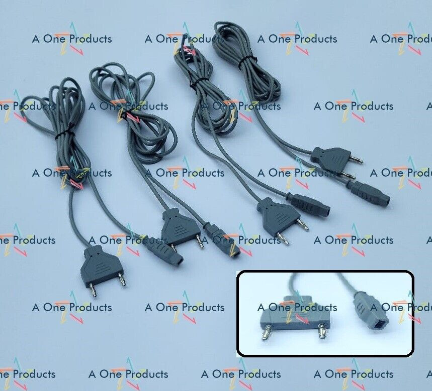 4x Fix Switch European EU Bipolar Cable Reusable, 3M Length Reusable