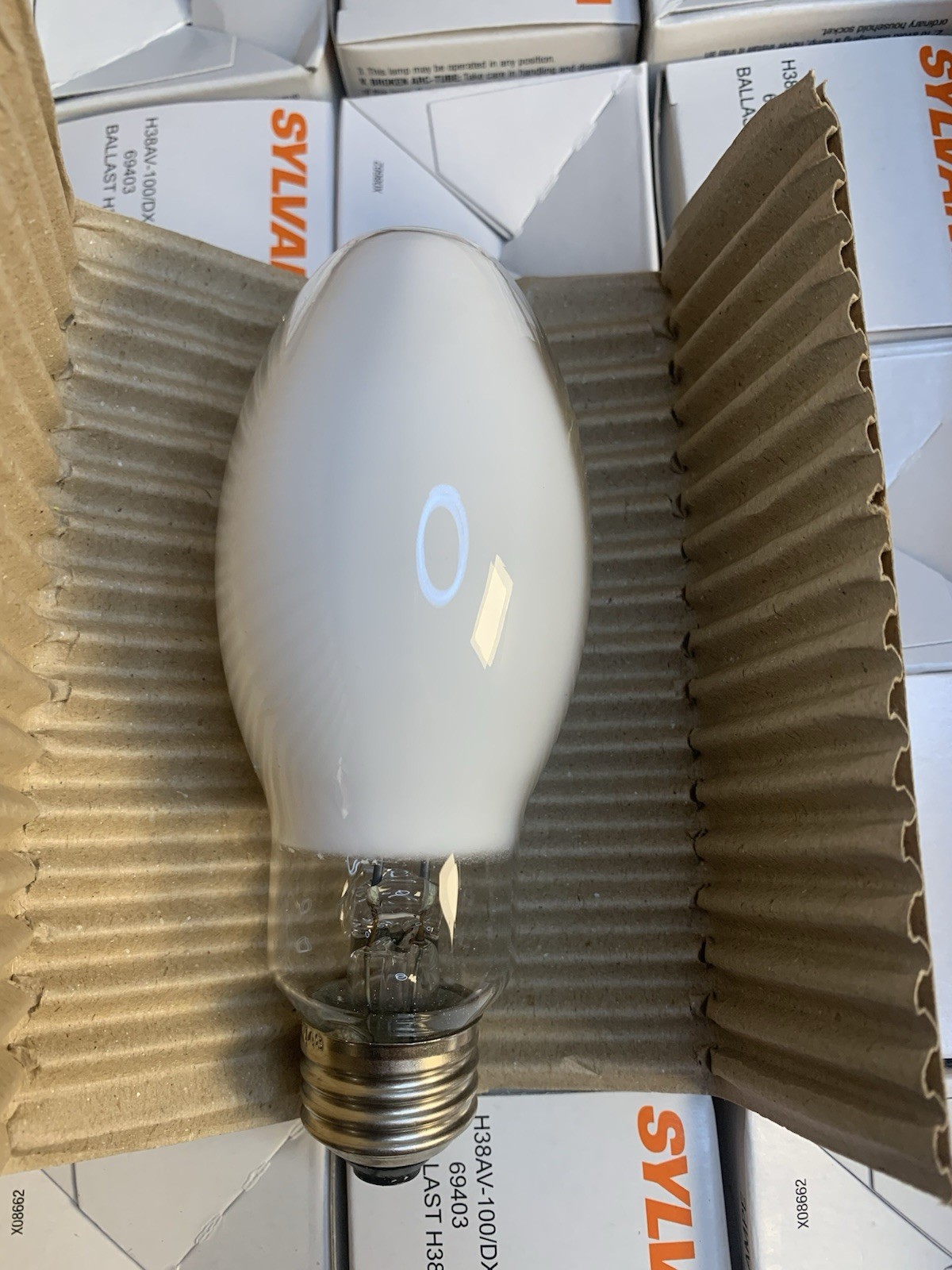 (2) Sylvania H38AV-100/DX 100W Lamps E17 69403
