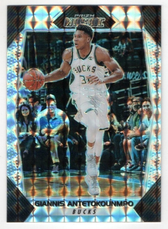 2017-18 Panini Prizm Mosaic Giannis Antetokounmpo #30 Silver Prizm 2017-18 Panini Prizm Mosaic Giannis Antetokounmpo #30 Silver Prizm