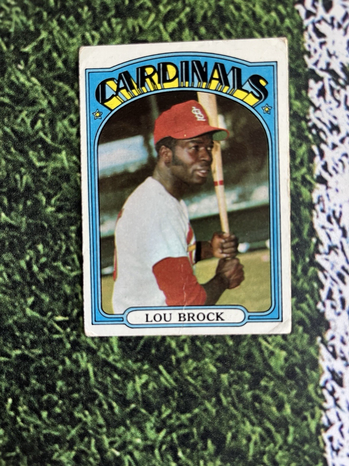 Crease Sale 1972 Topps Baseball Lou Brock #200 VG+ Low Shipping Crease Sale 1972 Topps Baseball Lou Brock #200 VG+ Low Shipping