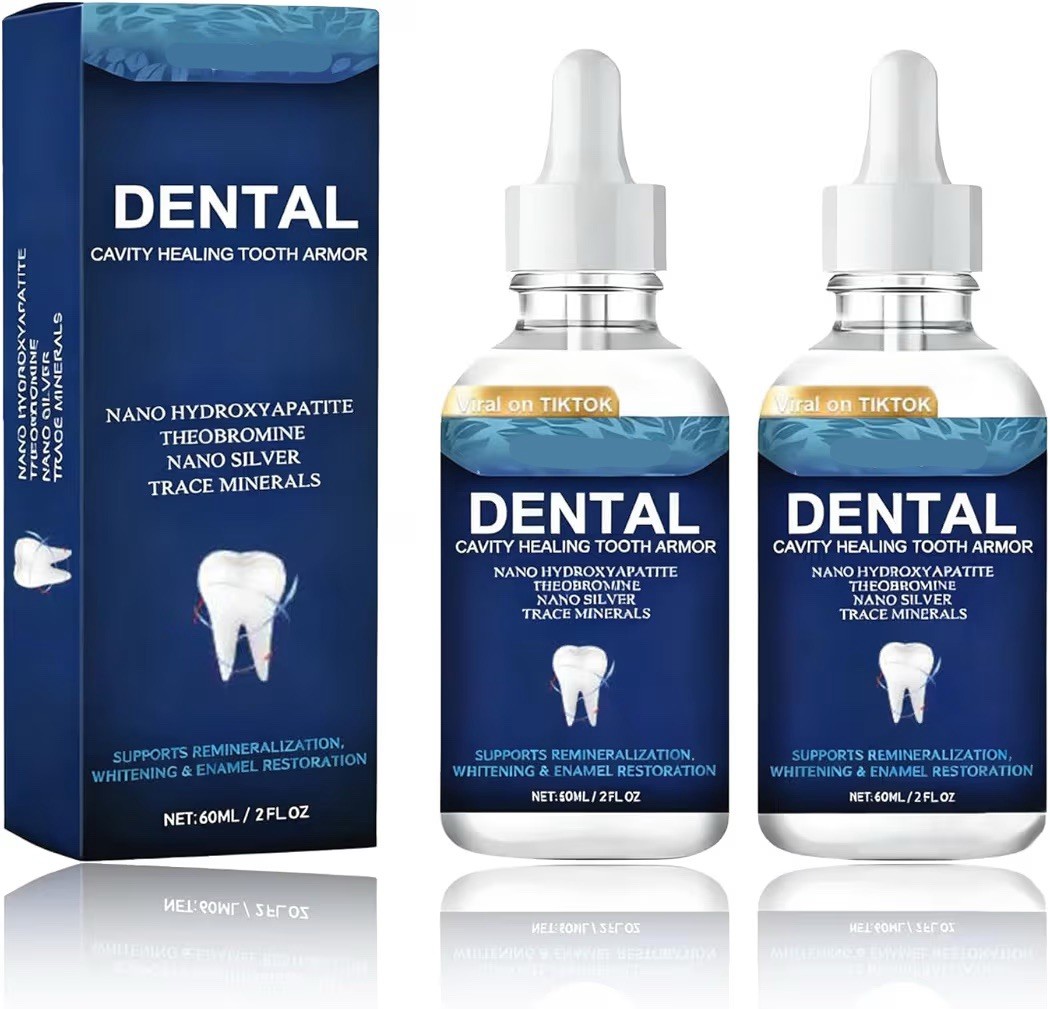 X3 Oralhoe Dental Cavity Healing Tooth Armor 2 pack, 2 Oz Each Exp 01/2029