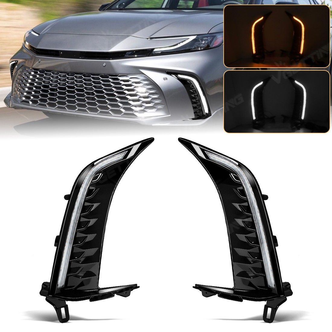 Fit Toyota Camry SE | XSE 2025 2026 US Spec LED Driving Turn Signal Lights DRL Fit Toyota Camry SE | XSE 2025 2026 US Spec LED Driving Turn Signal Lights DRL