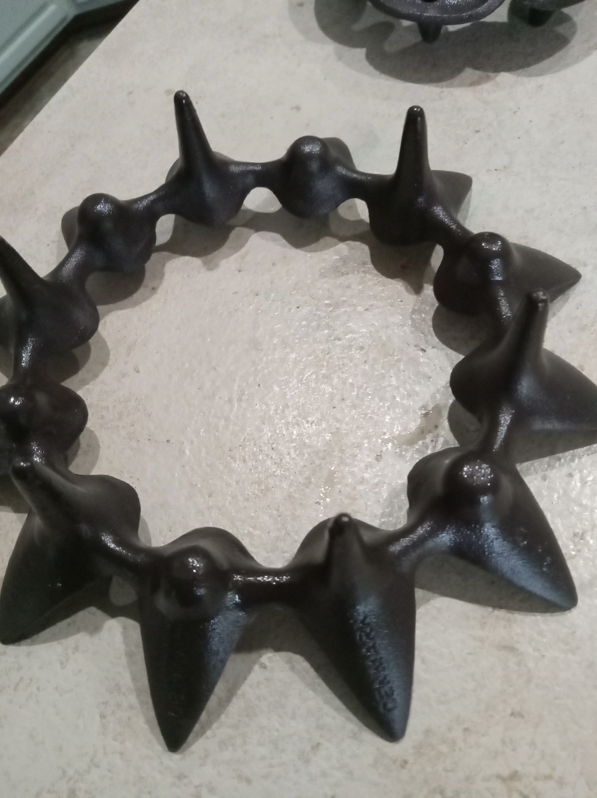Vintage Cast Iron Starcluster Thin Taper Candle Holder Jens Quistgaard Dansk Vintage Cast Iron Starcluster Thin Taper Candle Holder Jens Quistgaard Dansk