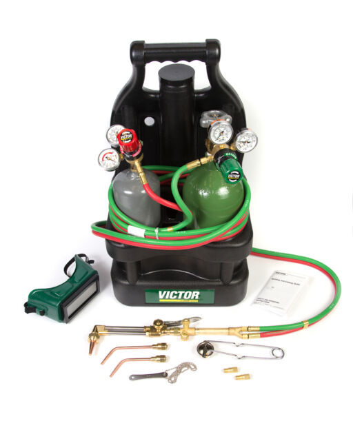 Victor 0384-0948 G150-J-CPT Portable Oxy-Acetylene Cutting, Tote Kit with Emp...