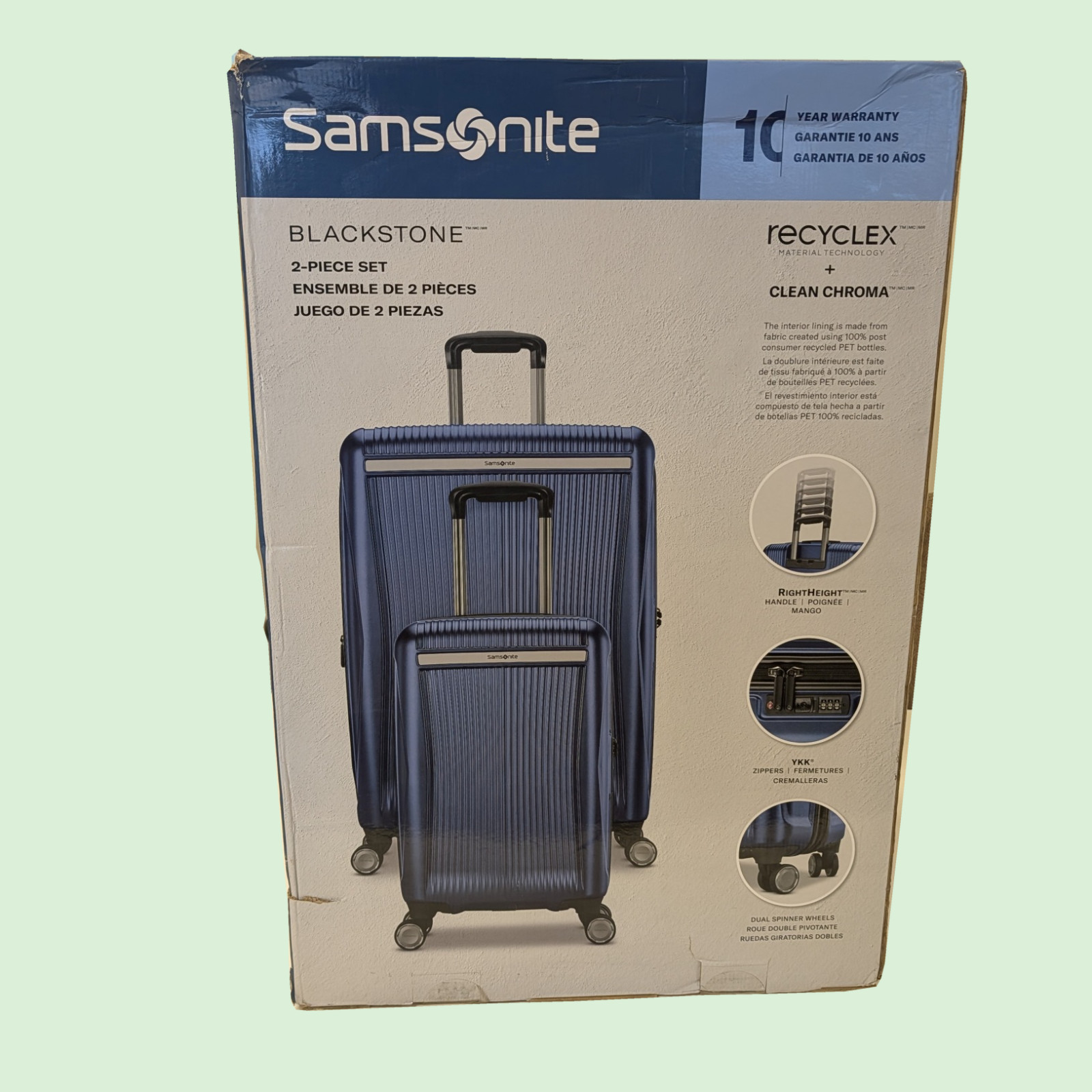 Samsonite Blackstone 2-piece Hardside Expandable Spinner Luggage Set