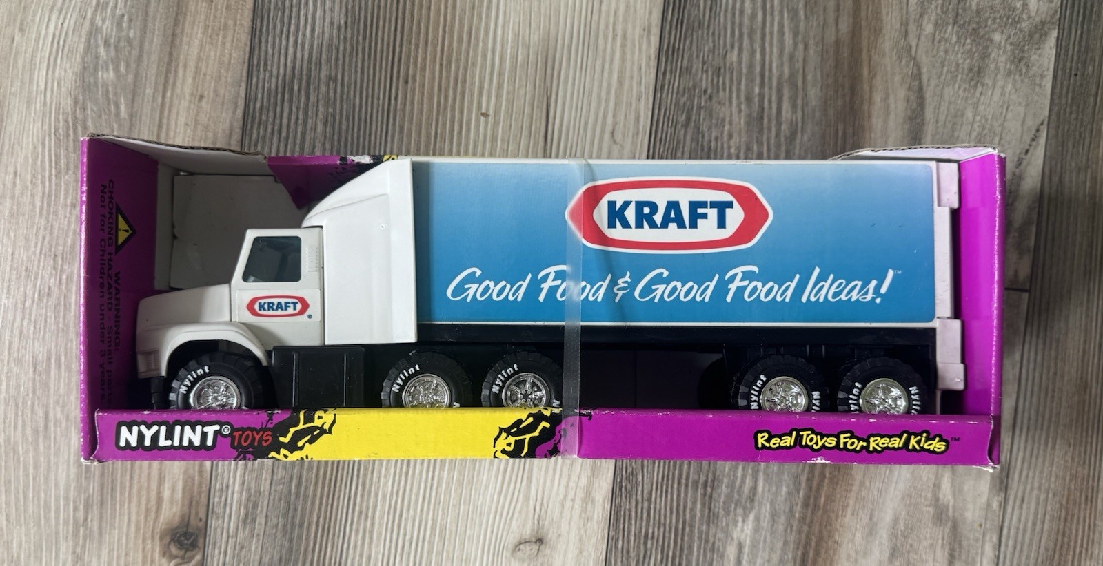 VINTAGE 1996 NYLINT SEMI TRUCK & TRAILER “KRAFT” 🌟 NEW IN BOX - Rare & HTF