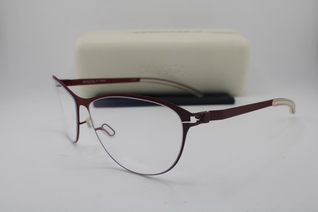 NEW MYKITA NO. 1 MARIAN COL 080 BURGUNDY GUNMETAL AUTHENTIC EYEGLASSES 57-14