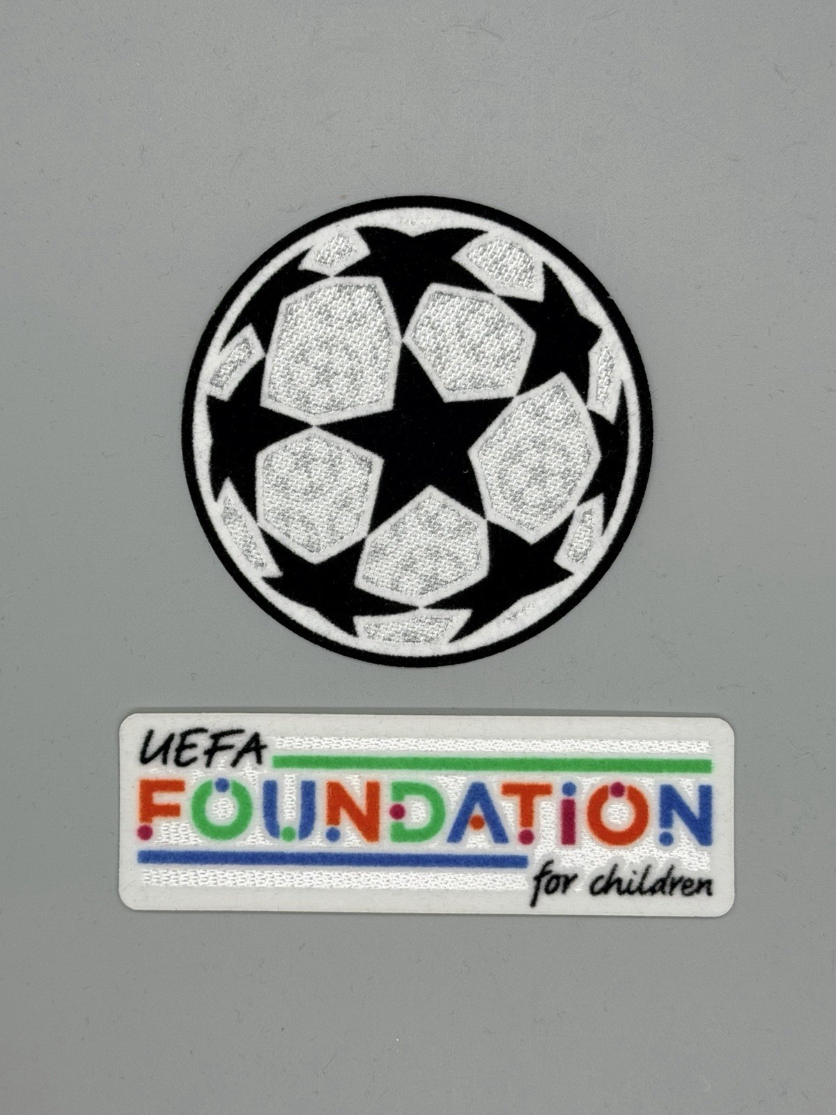 2026/2027 Uefa Champions League Football Shirt Player size Patch Badge Set 2026/2027 Uefa Champions League Football Shirt Player size Patch Badge Set