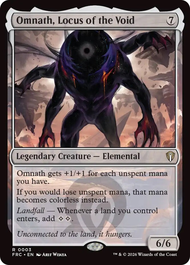 x1 Omnath, Locus of the Void R MTG Commander: Reality Fracture M/NM, English
