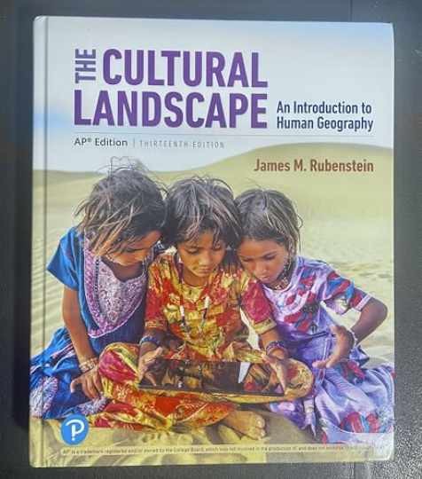 The Cultural Landscape: An - Hardcover, by unknown author - Very Good