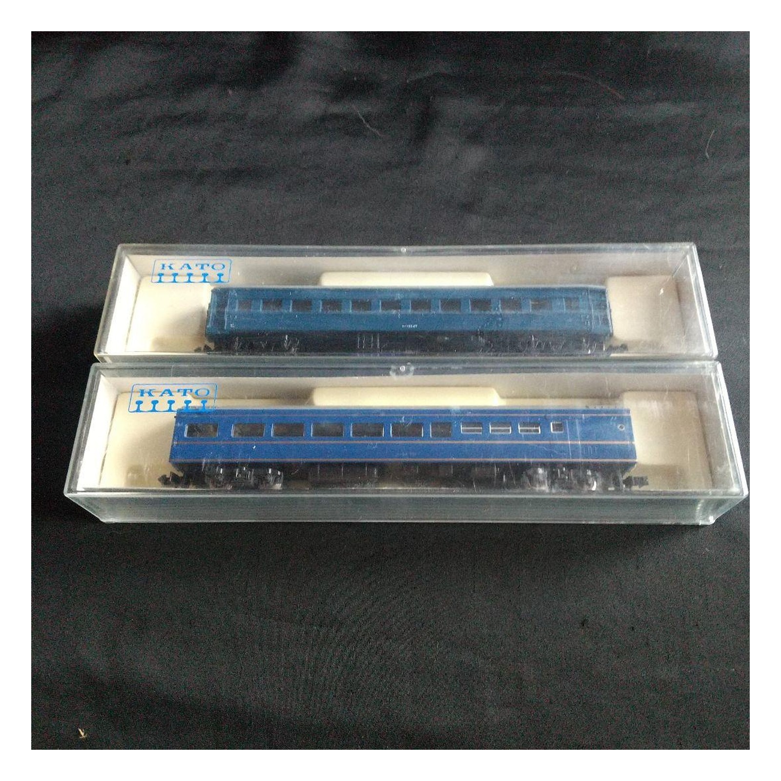 Kato N Scale Blue Train Japan Sharyou 2 Ryou Set Figure Kato N Scale Blue Train Japan Sharyou 2 Ryou Set Figure
