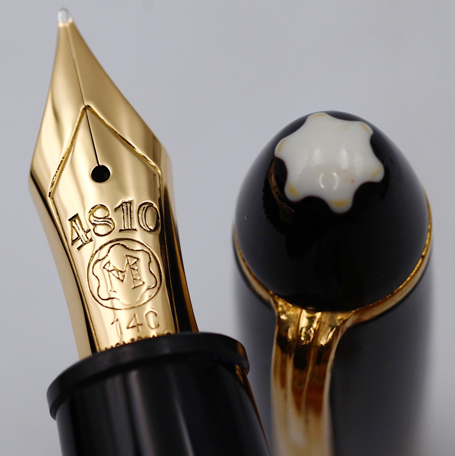 [Near mint] MONTBLANC Meisterstuck 146 70's Vintage Fountain Pen 14C 585 Nib M