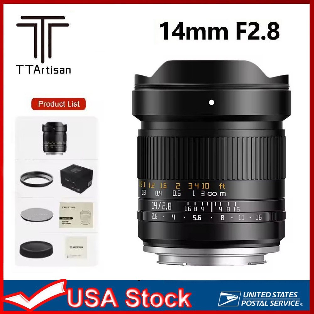TTArtisan 14mm F2.8 ASPH Full Frame Ultra-Wide-Angle Lens For E /Z /RF /L Mount