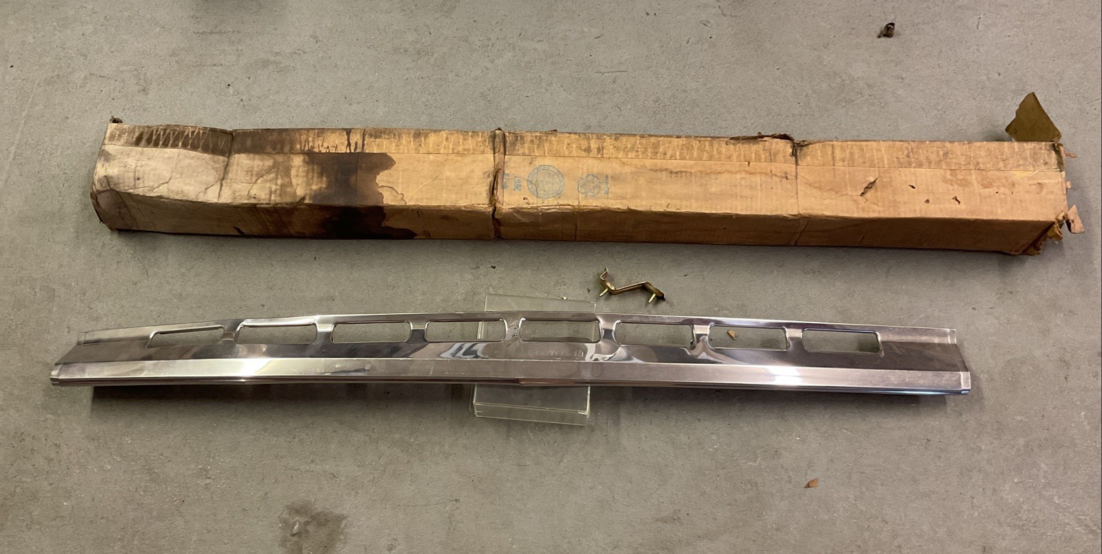 1979 1980 Chevy Truck CK Lower Grill Header Panel NOS LT5C
