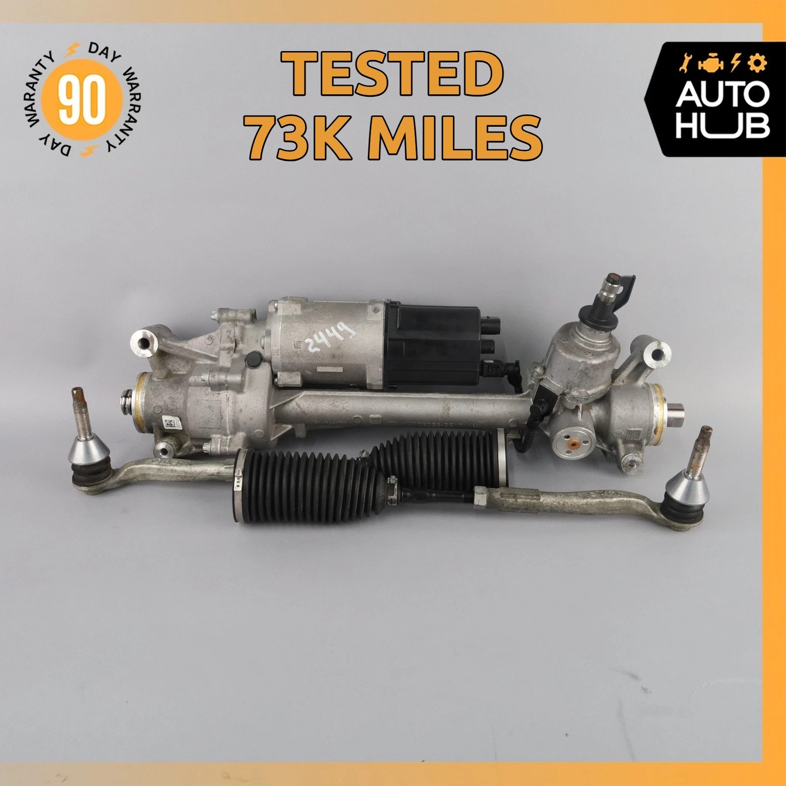 15-18 Mercedes W205 C300 RWD Electric Power Steering Rack Assembly OEM 73k