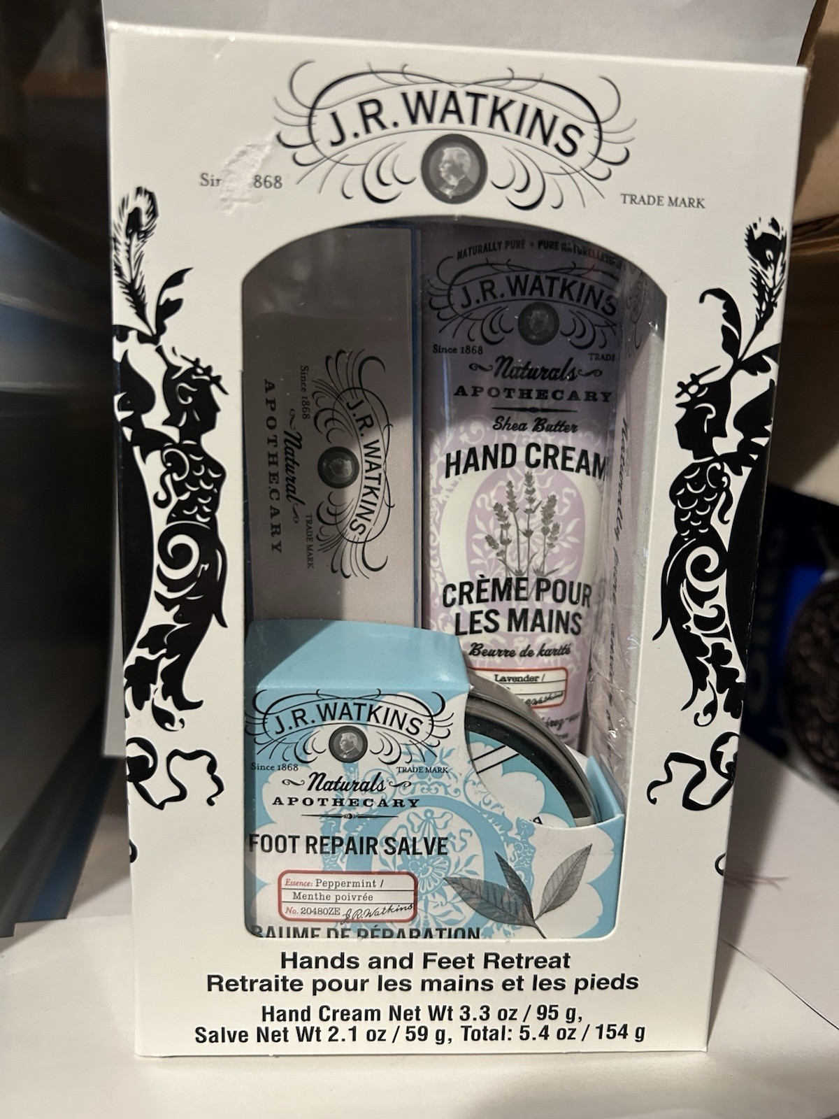 Antique J R Watkins Hand And Feet Retreat Gift Set Antique J R Watkins Hand And Feet Retreat Gift Set