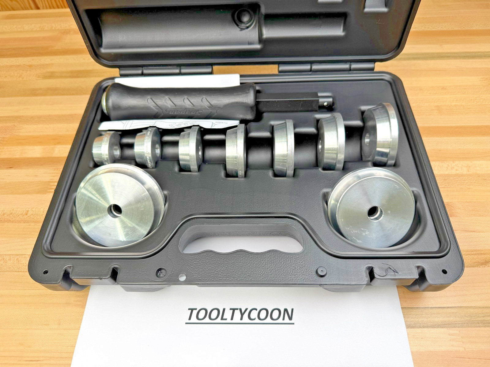 Snap-on Tools USA NEW 10pc ALUMINUM Bearing and Seal Driver Set A1310B IN CASE Snap-on Tools USA NEW 10pc ALUMINUM Bearing and Seal Driver Set A1310B IN CASE