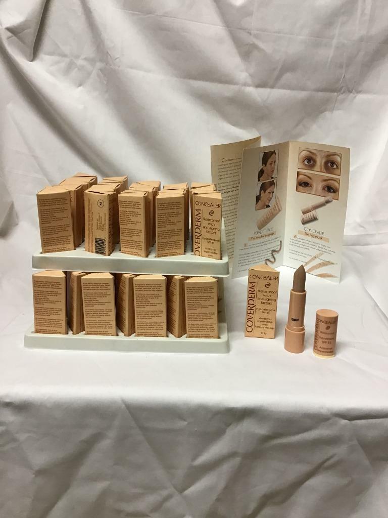 60 pcs COVERDERM 5g CONCEALER SHADE # 2 WATERPROOF WITH ANTI-AGING FACTORS SPF15