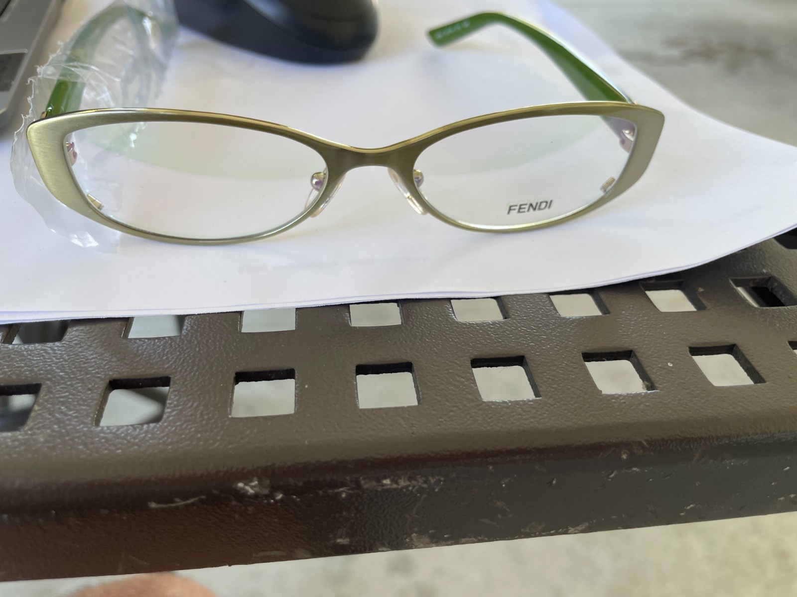 Fendi New Eyeglass Frames With Authenticity Card  F899 317.   50-16-140