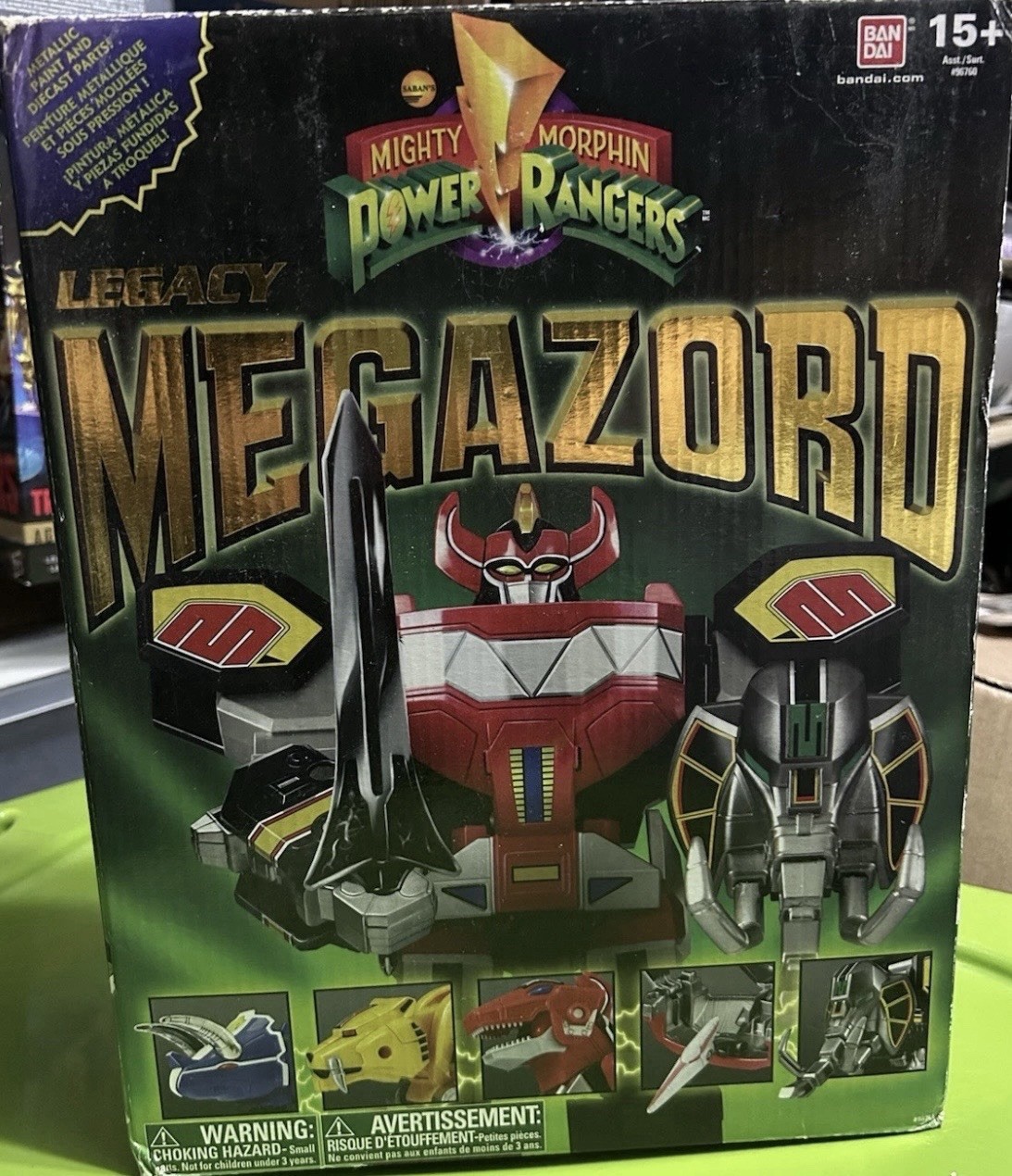 Bandai Mighty Morphin Power Rangers Legacy Megazord 2013 Action Figure Bandai Mighty Morphin Power Rangers Legacy Megazord 2013 Action Figure
