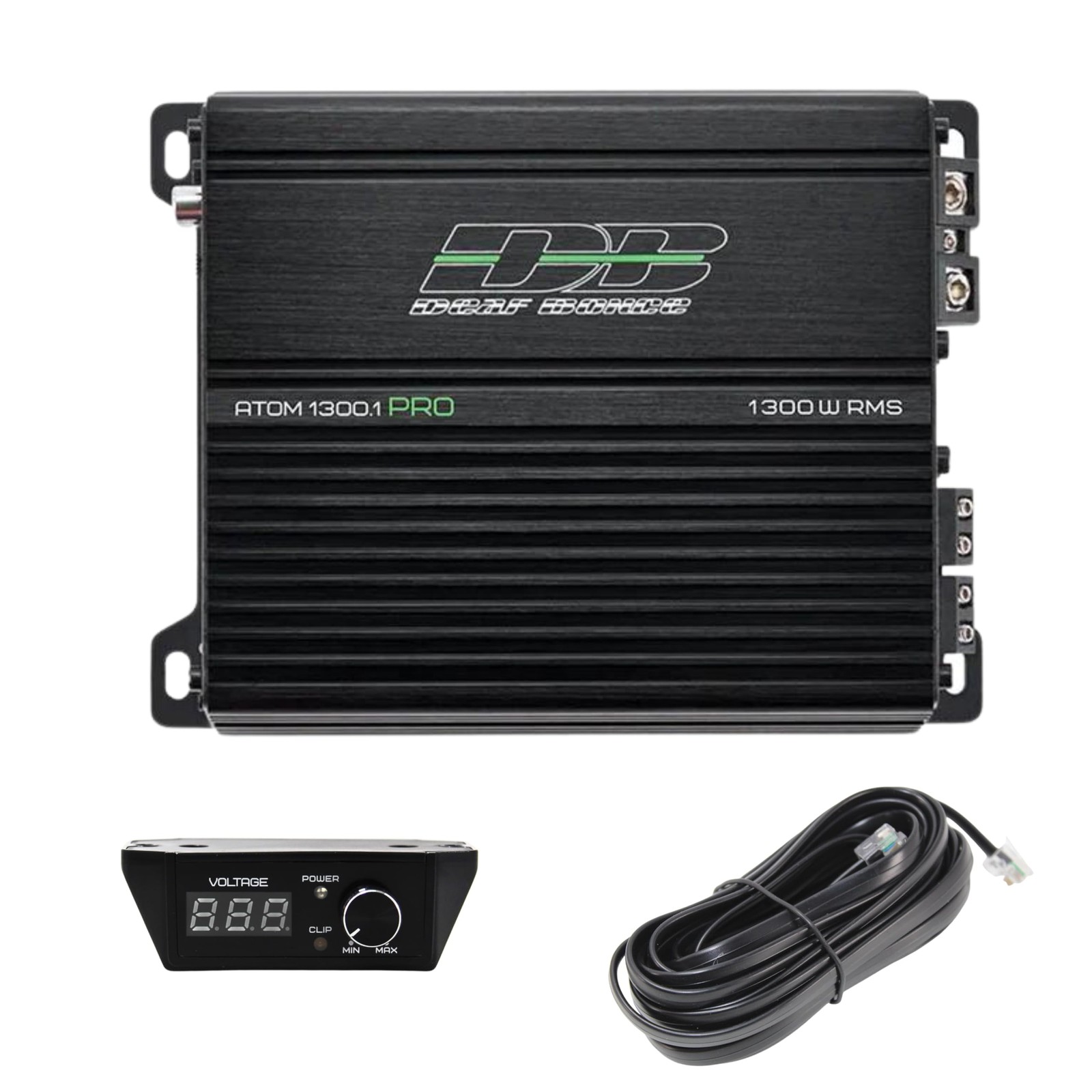 1300 Watt 1-Ohm Monoblock Class D Car Audio Amplifier Atom Apocalypse Deaf Bonce