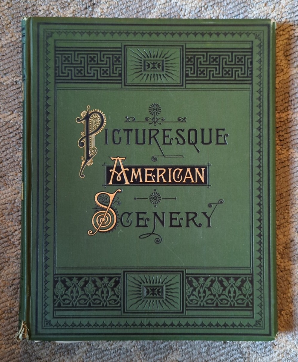 Picturesque American Scenery 1883 Book 25 Engraving Bartlett Brown Moran