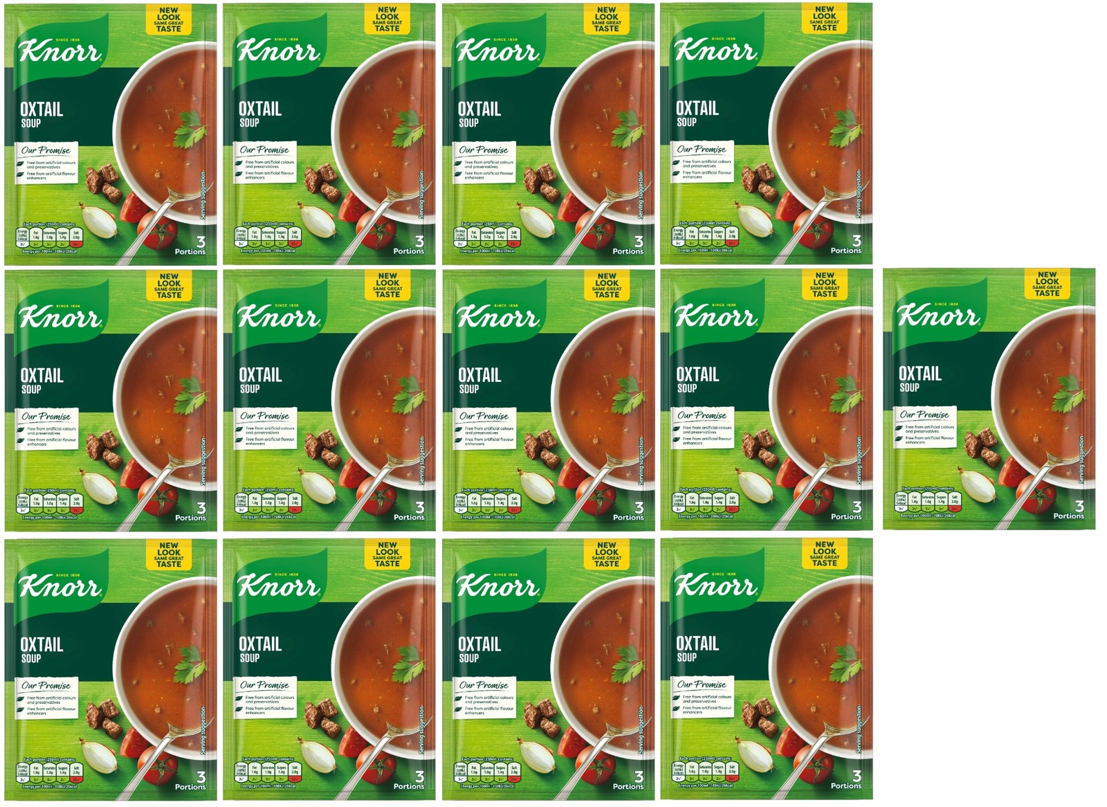 Knorr Oxtail Soup Mix, 53g, Pack of 13 (13x1.87oz), Irish Recipe