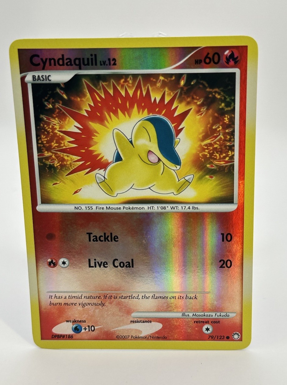 Pokemon TCG Cyndaquil 79/123 Mysterious Treasures Reverse Holo EN - LP Pokemon TCG Cyndaquil 79/123 Mysterious Treasures Reverse Holo EN - LP