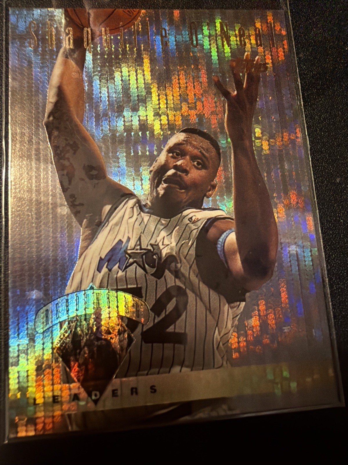 1995-96 Topps - Power Boosters Shaquille O'Neal #13 Reflective Orlando Magic HOF