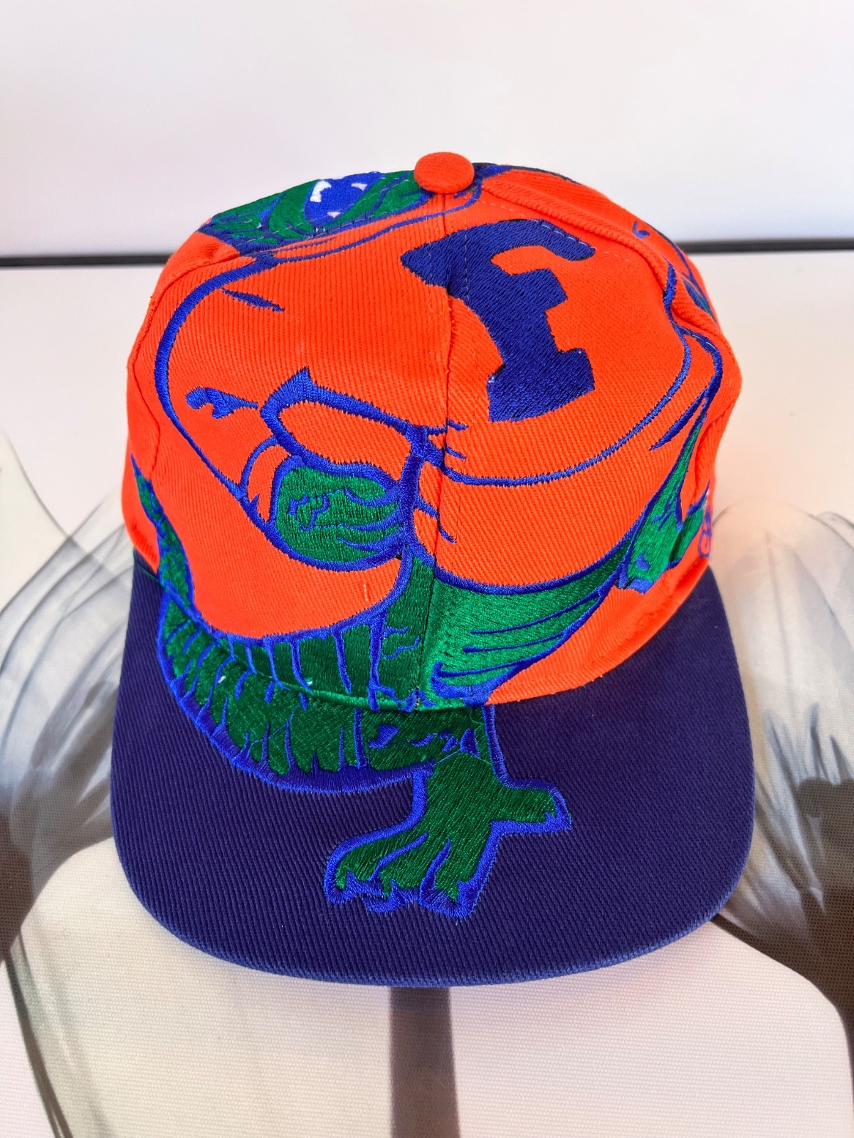 Florida Gators NCAA  Custom XL Crown Logo Orange Snapback Replica Hat