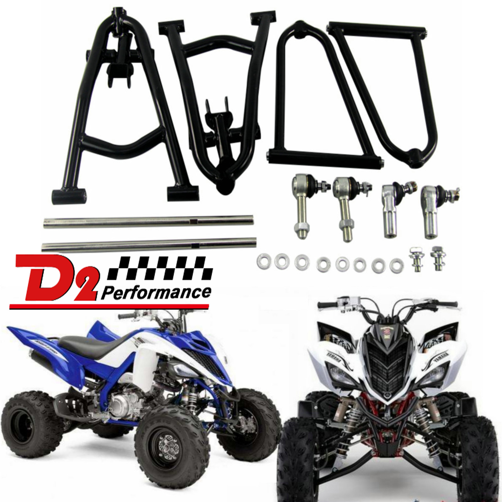 For 2006-2019 Yamaha Raptor 700 YFZ450 Sport Extended Adjustable A-Arms +2\