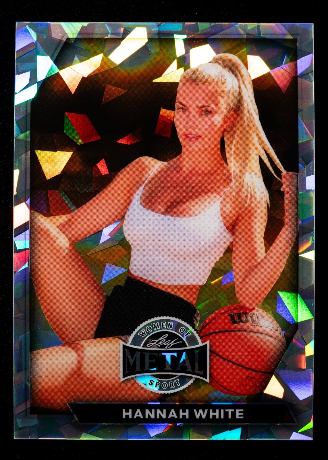 Hannah White 3/5 2026 Leaf Metal Women of Sport Basketball Vikings