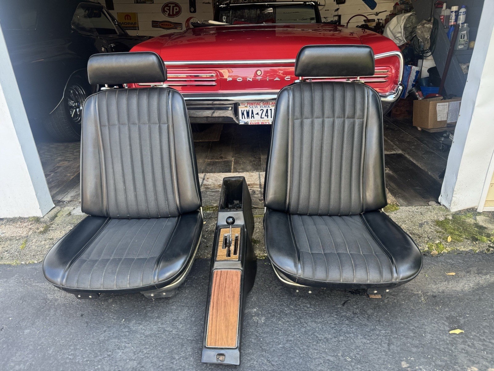1970 GTO Seats Original OEM Black 