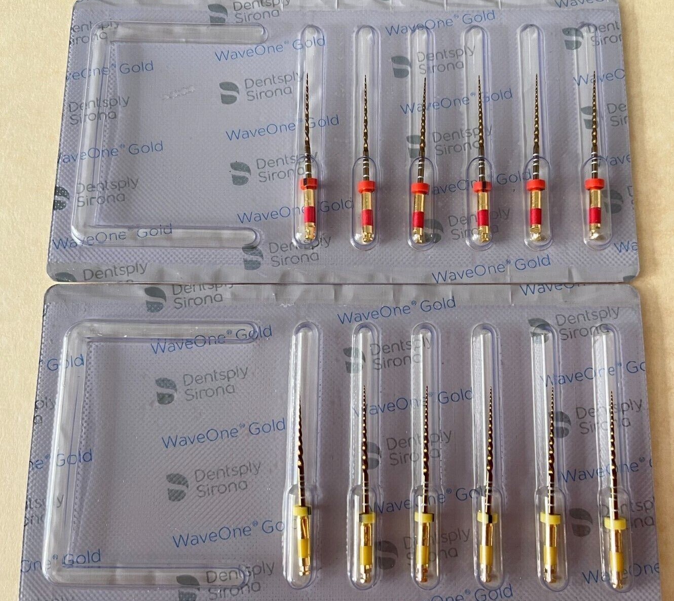 ALL SIZE Waveone Gold Wave One Endodontic File Root Canal Dentsply 6pcs/Pk