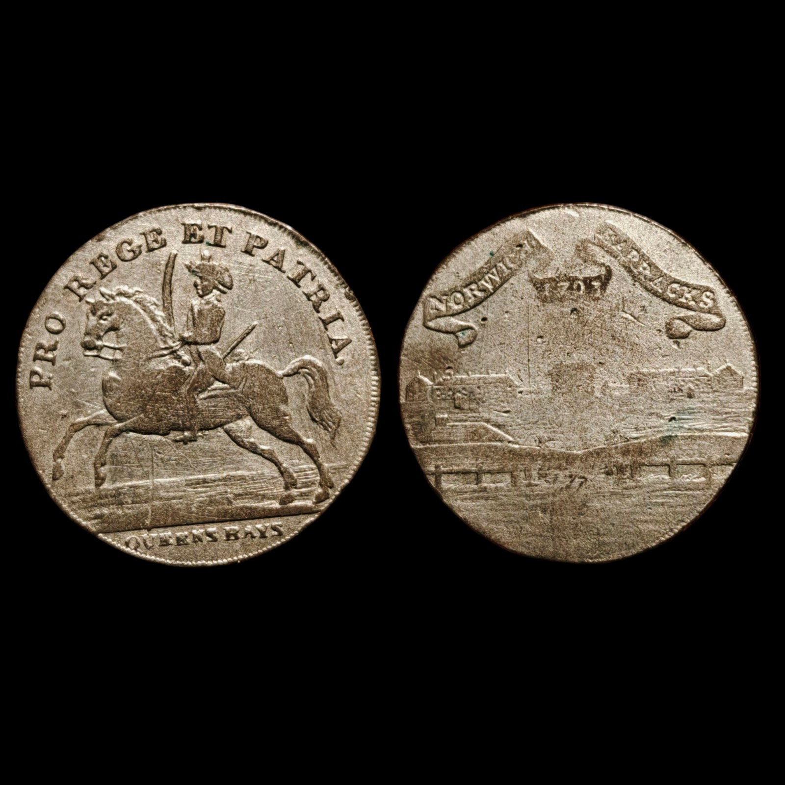 Great Britain conder token 1/2 penny -Norfolk Norwich 1793 Unusual Great Britain conder token 1/2 penny -Norfolk Norwich 1793 Unusual