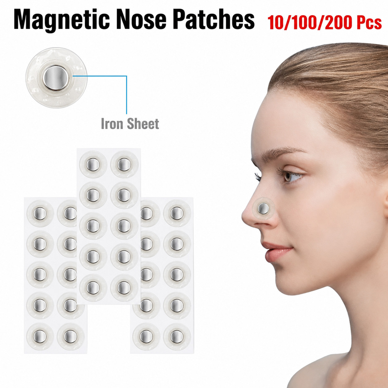 240 PCS Magnetic Nasal Breathing Refill Strips  (120 Day Supply)