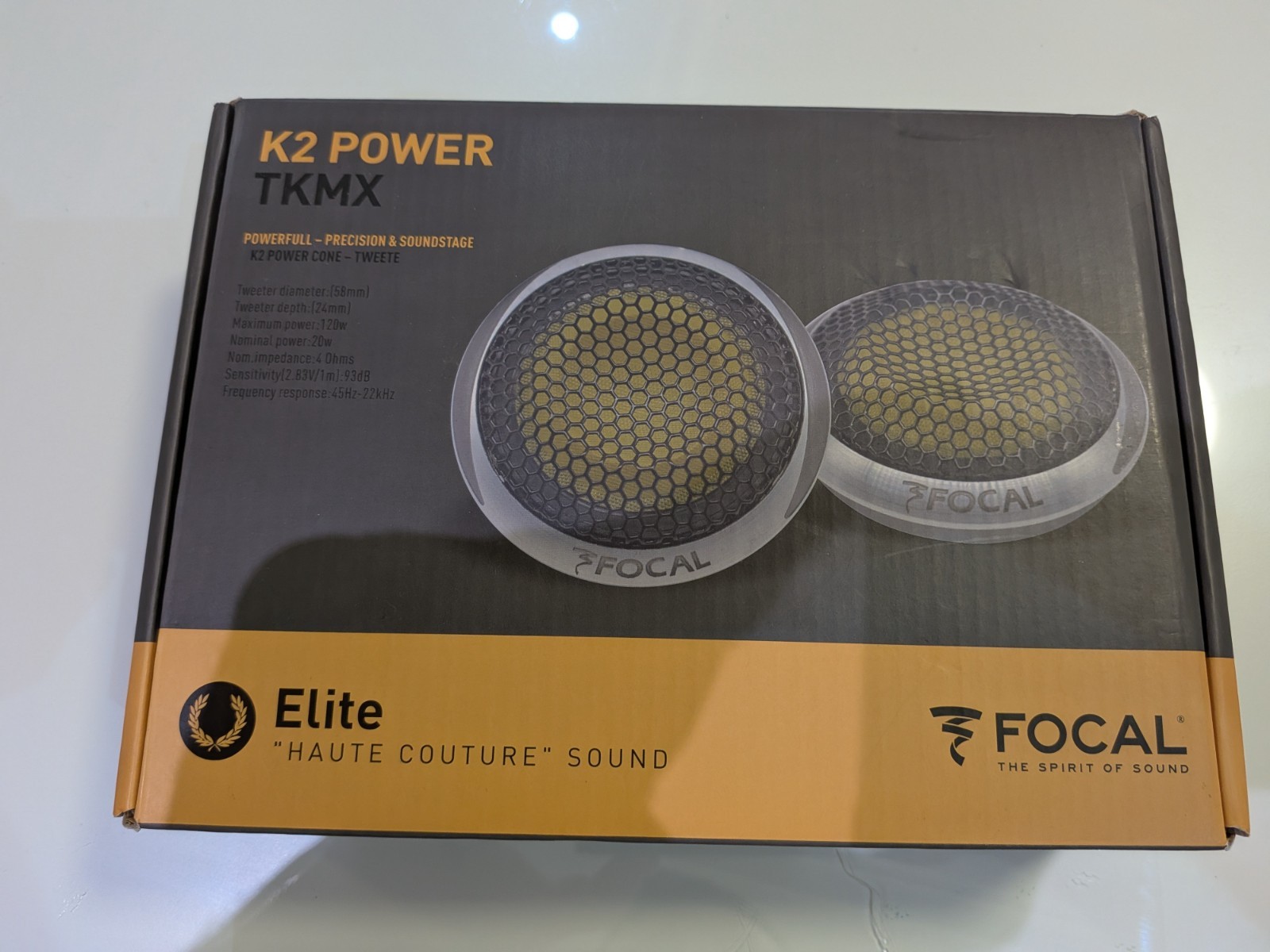 Focal K2 Power TKMX Tweeters Old School Audiophile Kelvar Dome -Brand New Tested