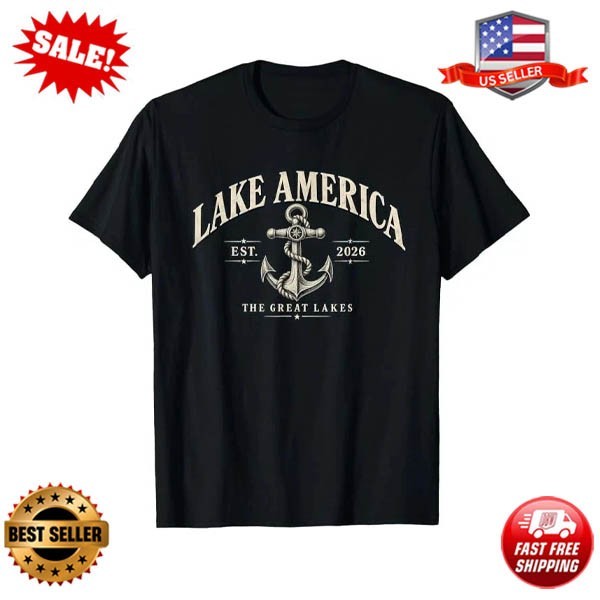 Lake America EST 2026 Vintage Lake America T-Shirt