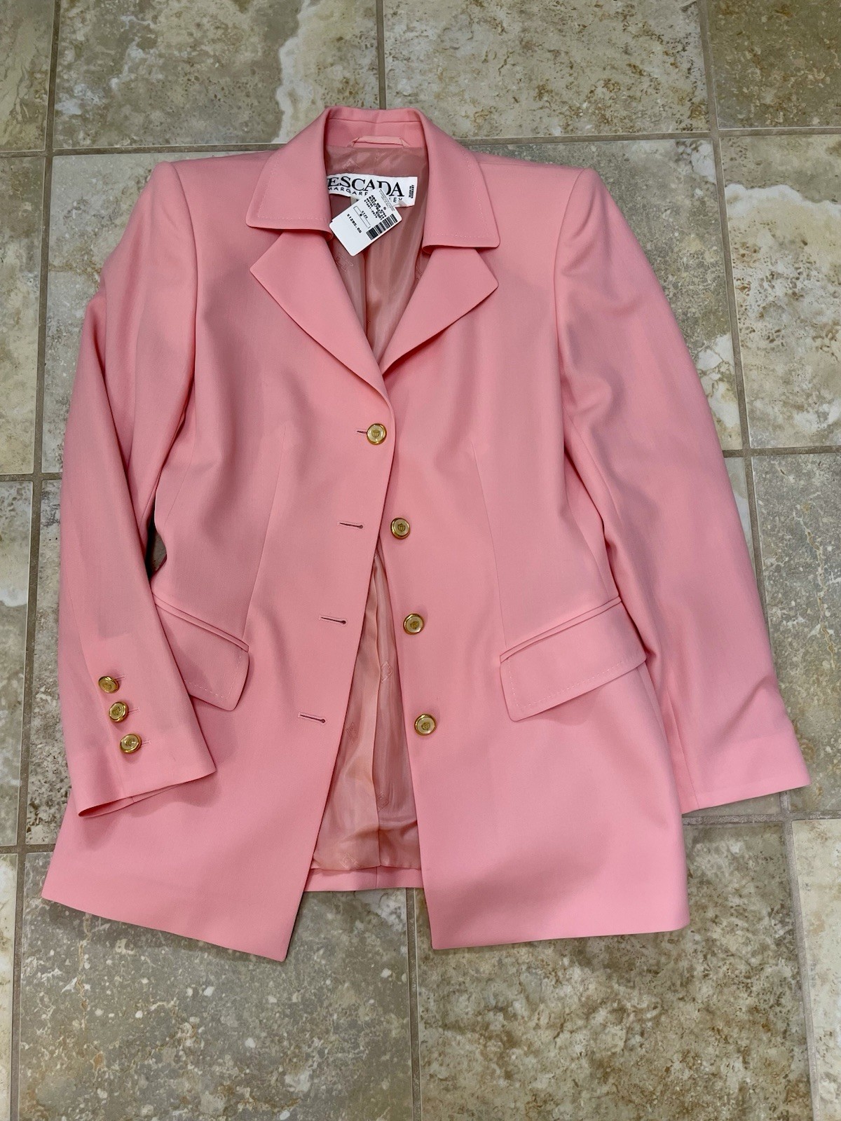Escada-Margaretha Ley 2pc Made in Germany. Size 38 ALTERED  NEW AND NEVER WORN