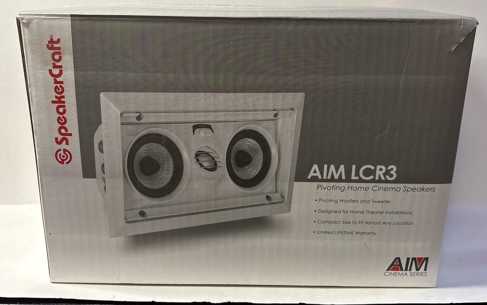 SpeakerCraft AIM LCR3 Five Pivoting Home Cinema Speakers