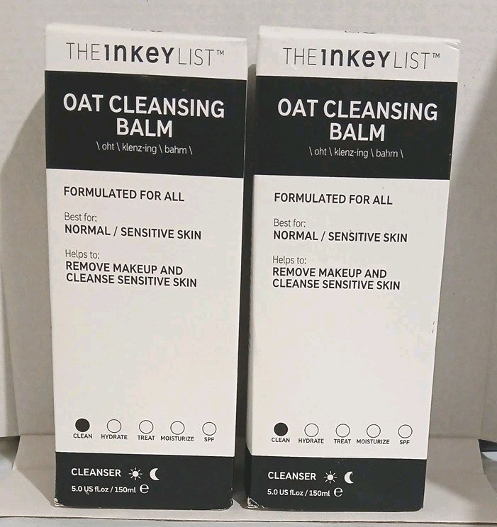 2 Packs The INKEY List Oat Cleansing Balm 5 Fl oz  - Full Size
